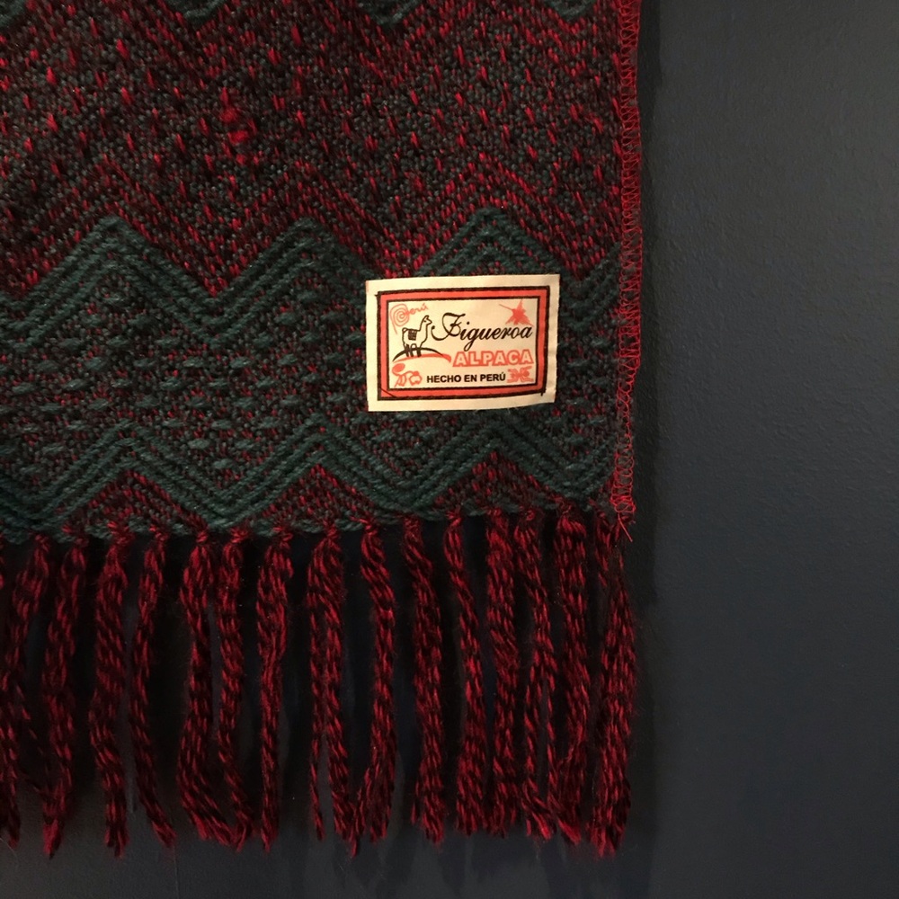 Peruvian Alpaca wool scarf / shawl